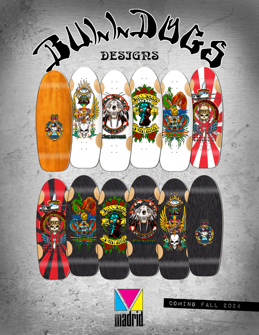 BULLDOG SKATES X MADRID~